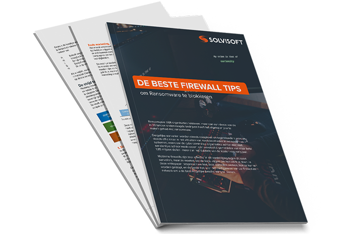 whitepaper De beste firewall tips om ransomware te blokkeren.